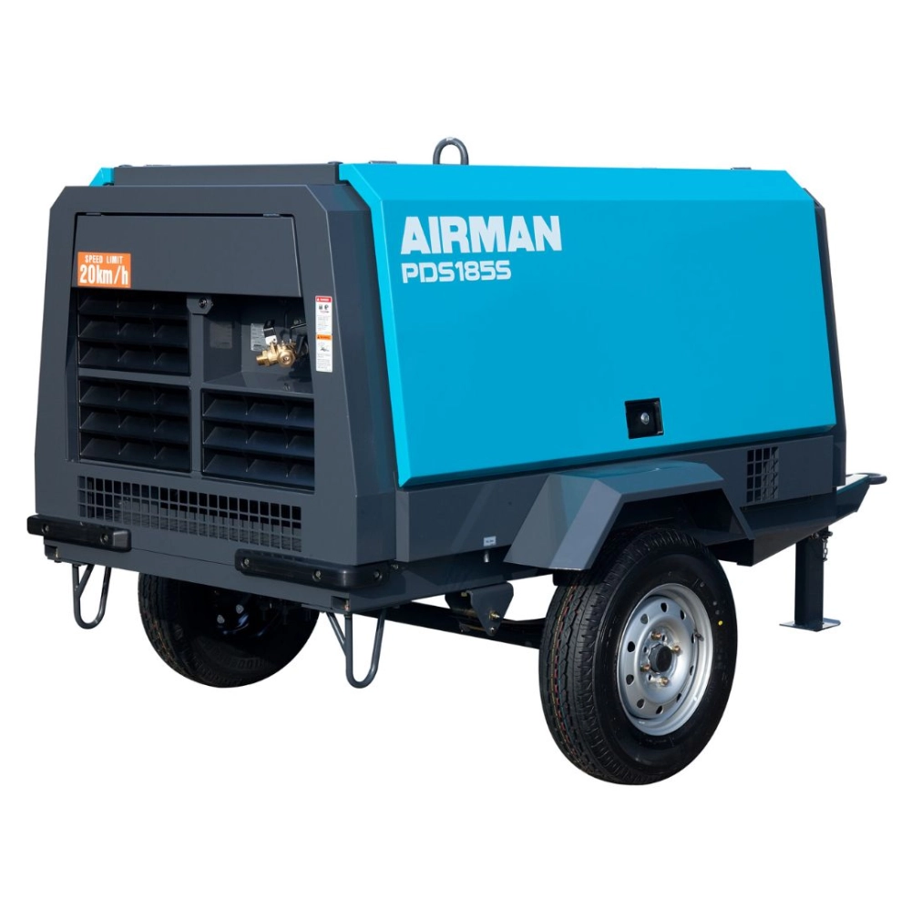 Airman PDS185S-6C2 Air Compresor; 5.2m3/min; 100psi; 185CFM