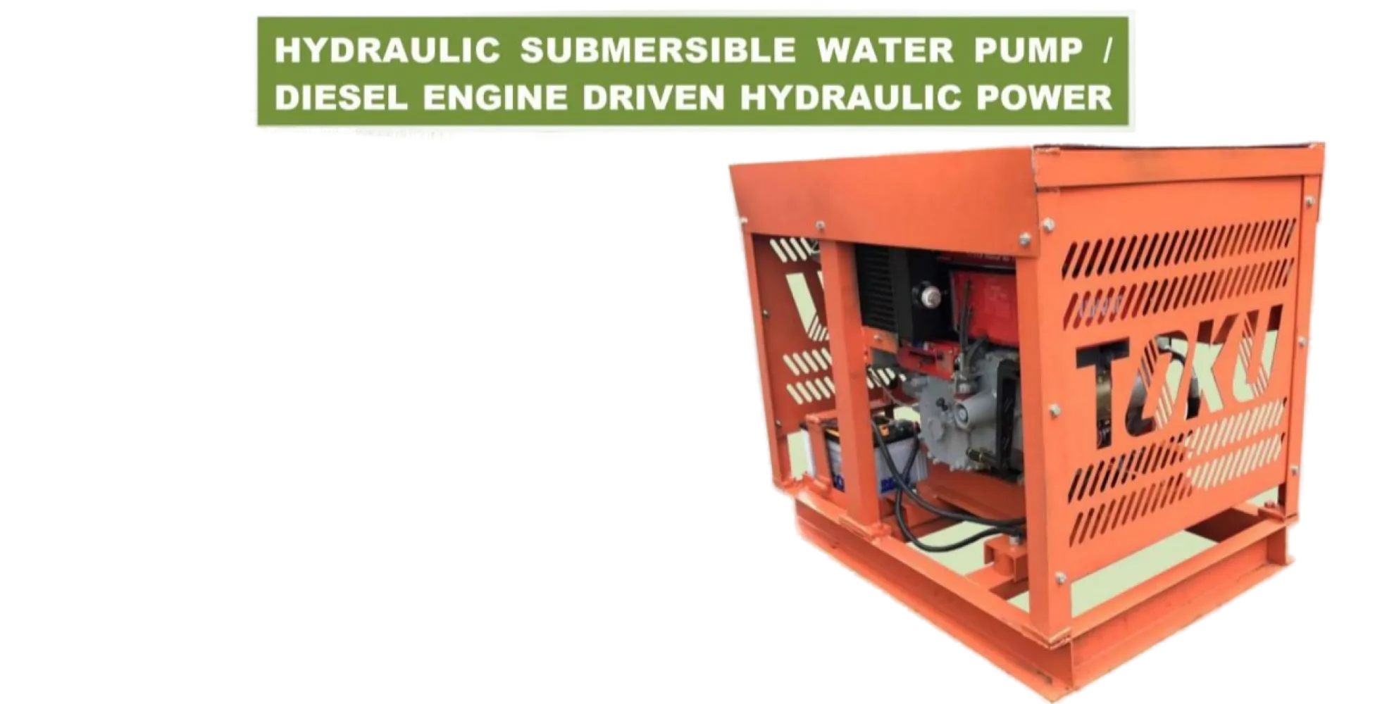 THP-4 Hydraulic Submersible Pump + HPP-ZS1115 Power Pack