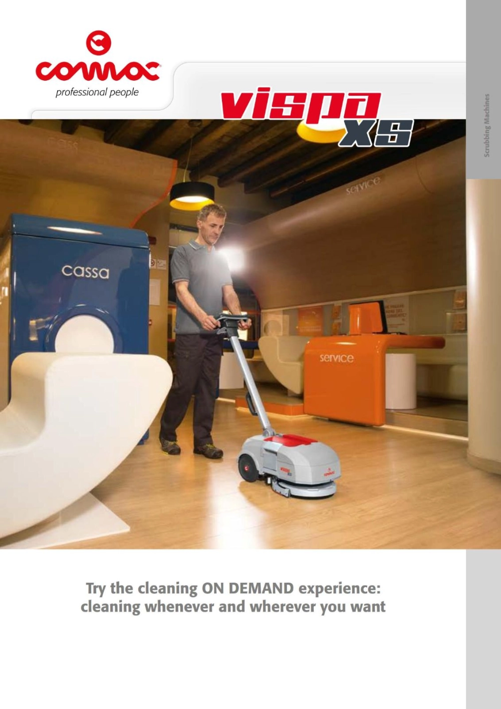 Floor cleaner machine Vispa XS by COMAC