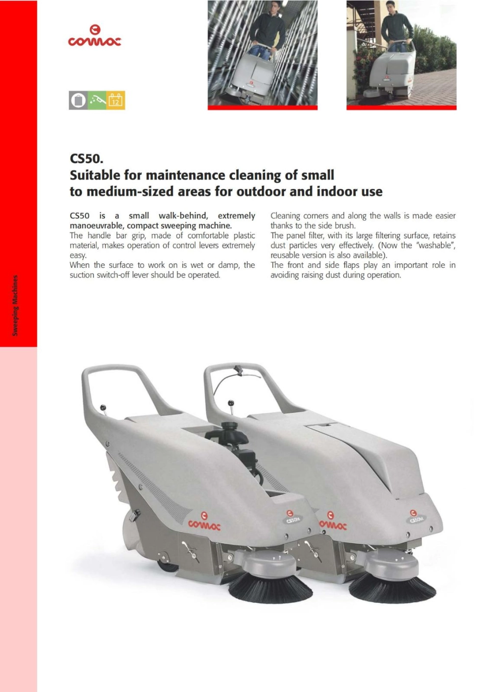 FLOOR CLEANING CS50 by COMAC