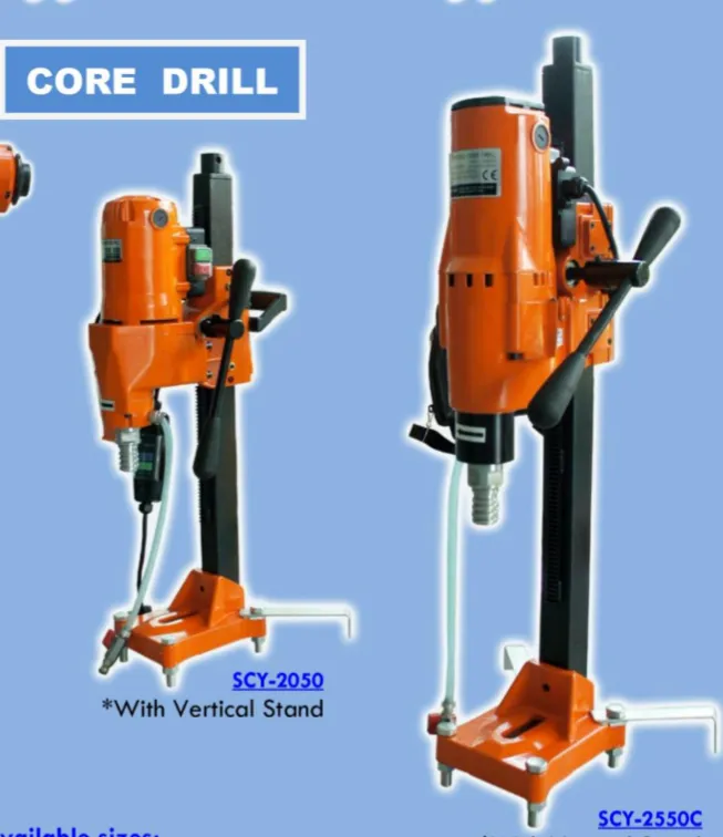 Core Drill Series (V-80 / SCY-2050 / SCY-2550C)
