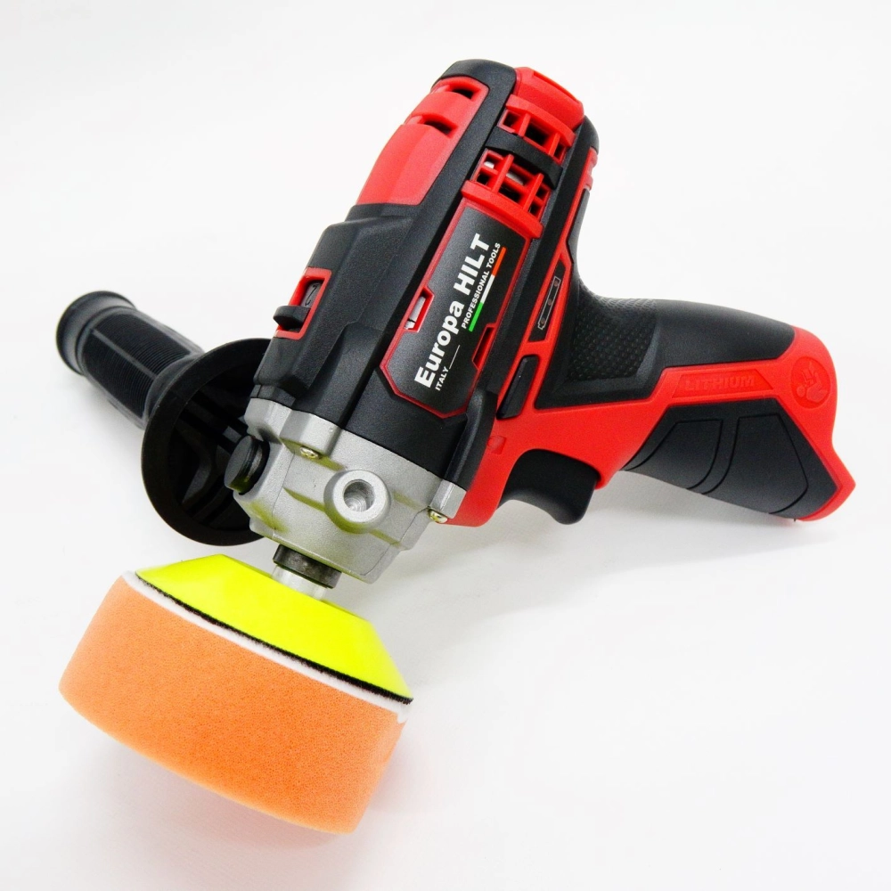 Europa Hilt Cordless Polisher 12V; 76mm Disc; ⅚”Shaft