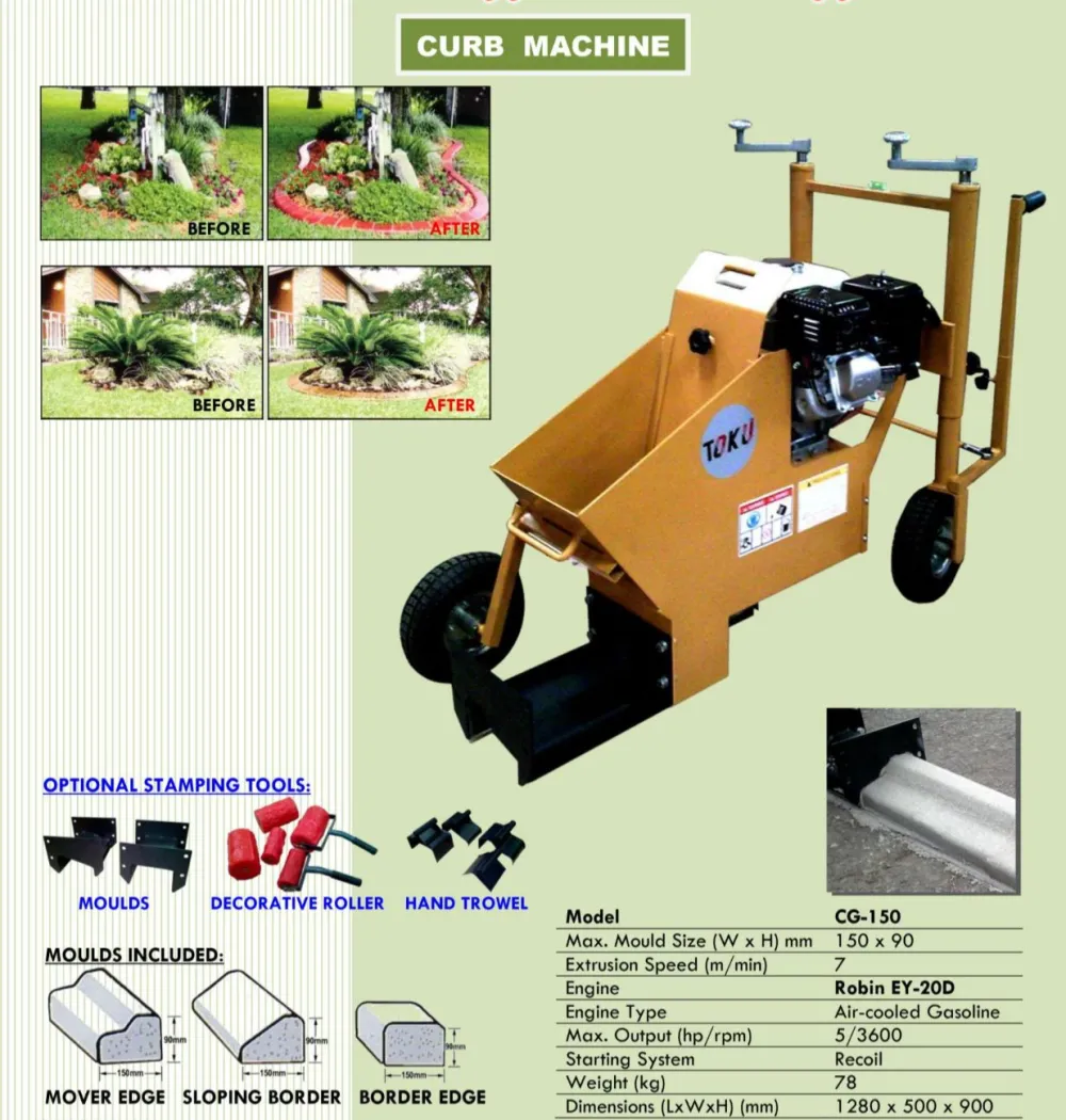 CG-150 Road Curb Machine